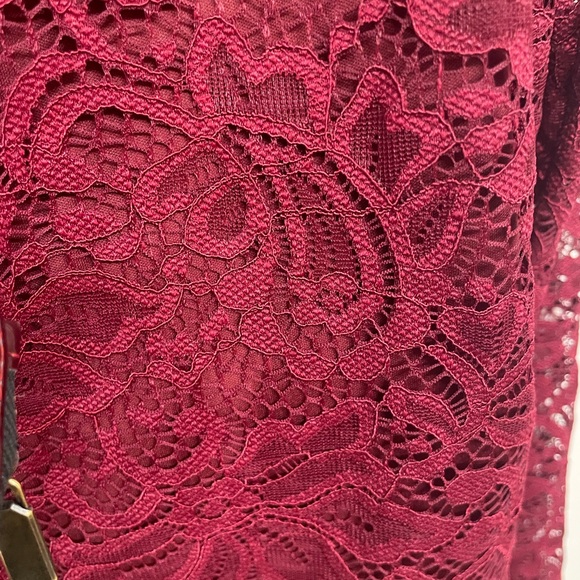 Signature by Reitmans red lace dress. - Picture 3 of 5